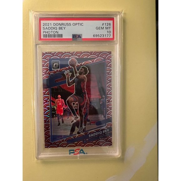 2021-22 Donruss Optic Saddiq Bey Photon Prizm Case Hit SP...